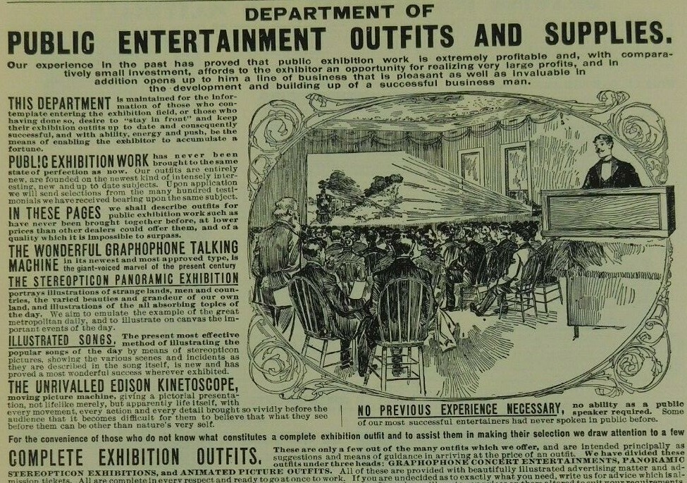 Public Entertainment Outfits Supplies Draw Sears Roebuck Vintage Ads Catalog Pg