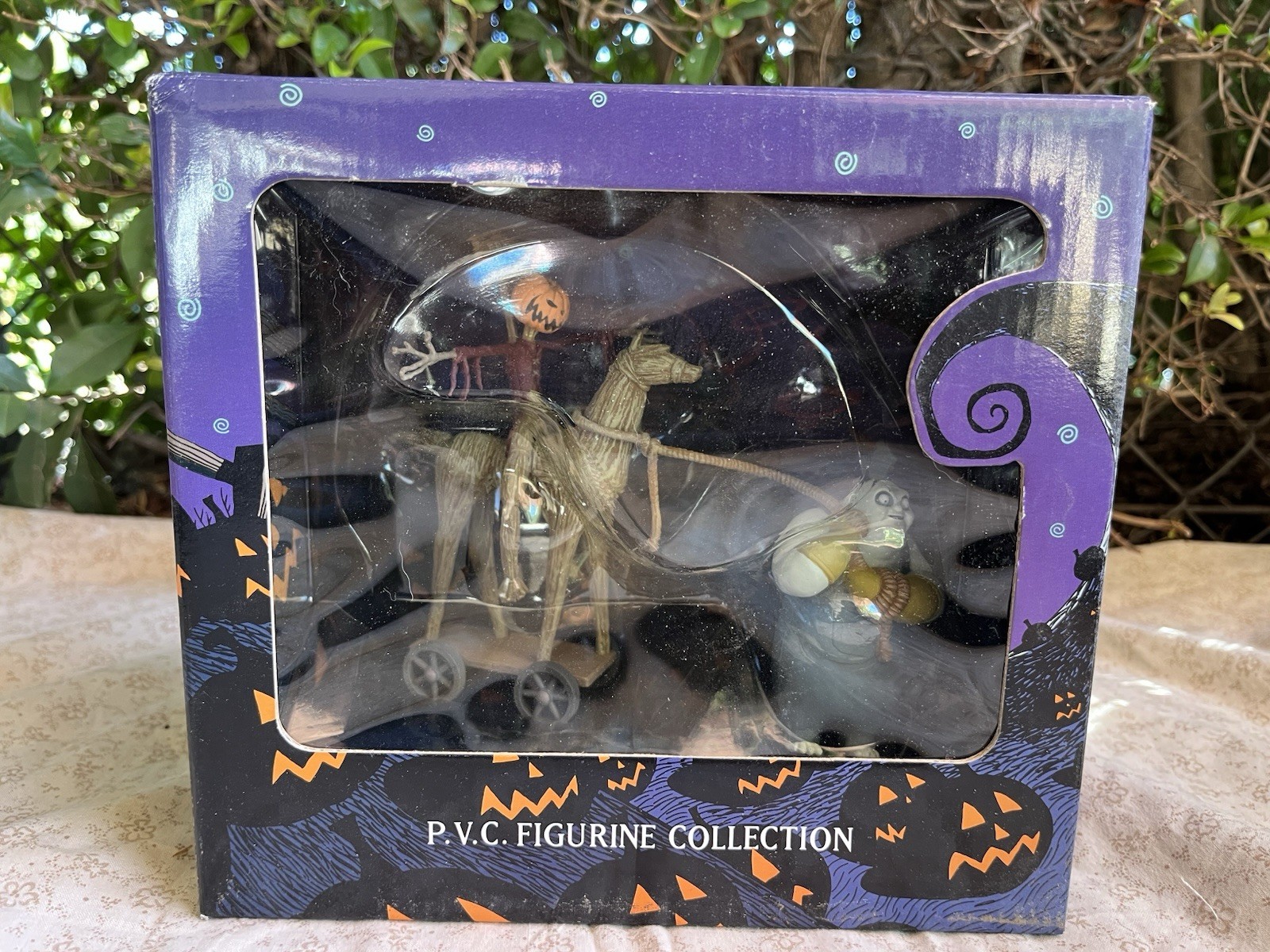Vtg NBC Jun Planning PVC Figurine Collection • Pumpkin King & Behemoth • NOS