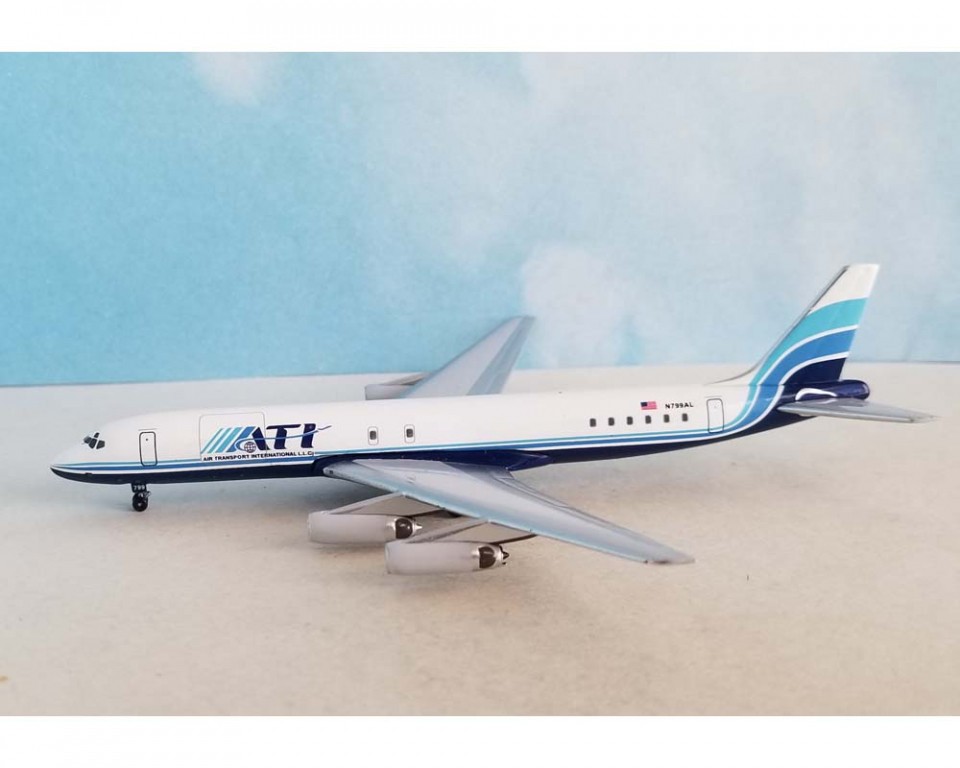 Aeroclassics ATI Air Transport Intl Douglas DC-8-62 N799AL Diecast 1/400 Model