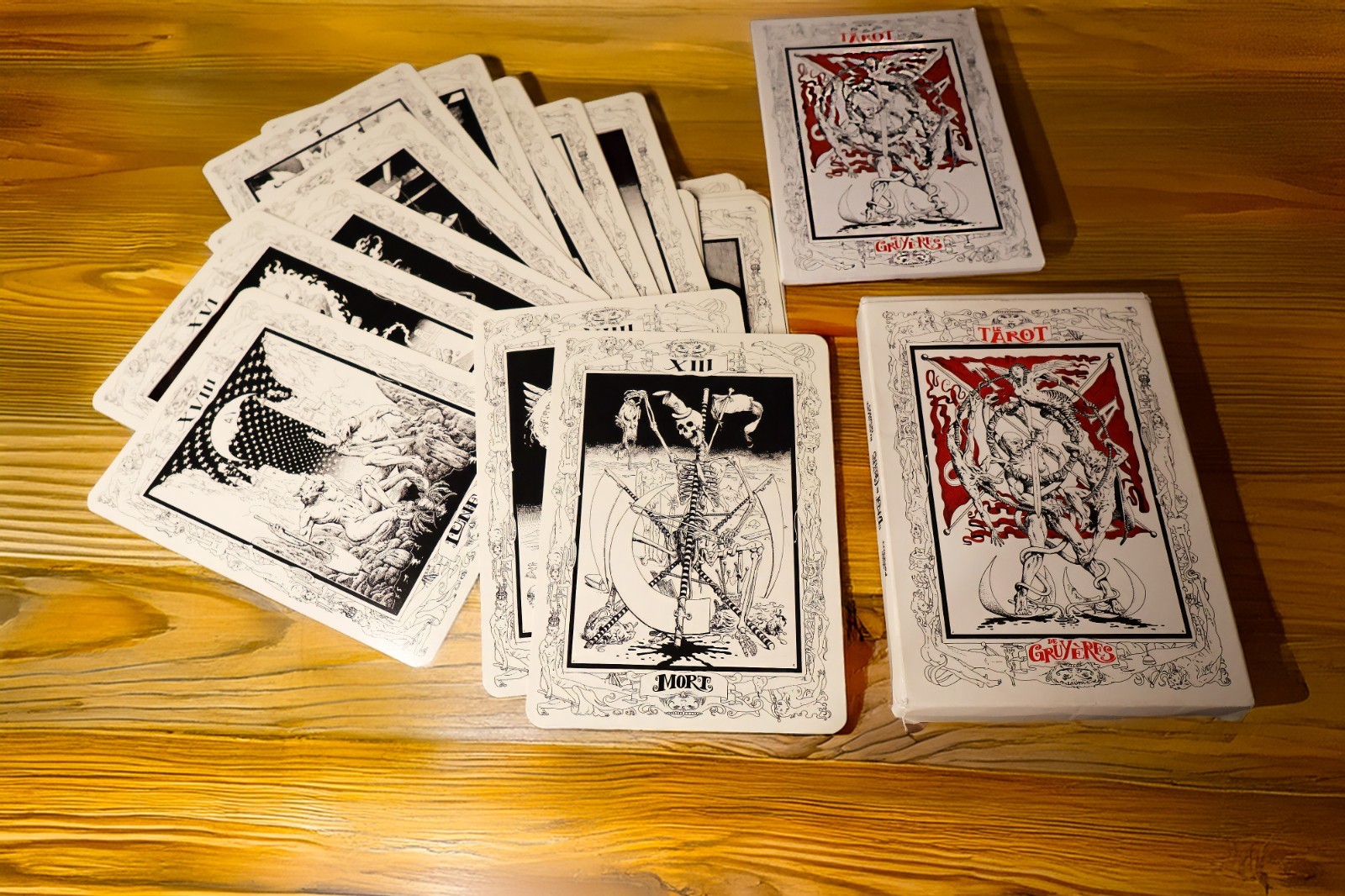 Le Tarot de Gruyères – 1993 José Roosevelt – Major Arcana – Swiss Art Deck–Rare