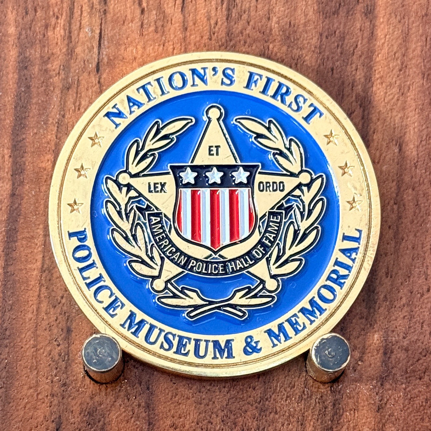 American Police Hall Of Fame Museum Memorial Challenge Coin  W#27