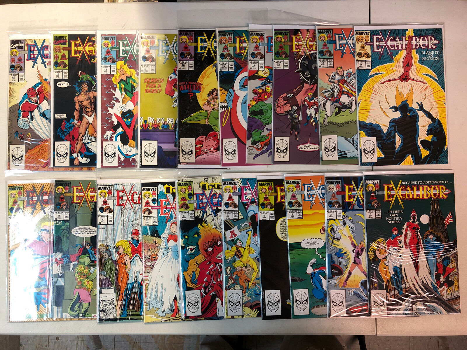 Excalibur Lot (1988) #1-125 + more (VF/NM) Complete Series Set Run Marvel