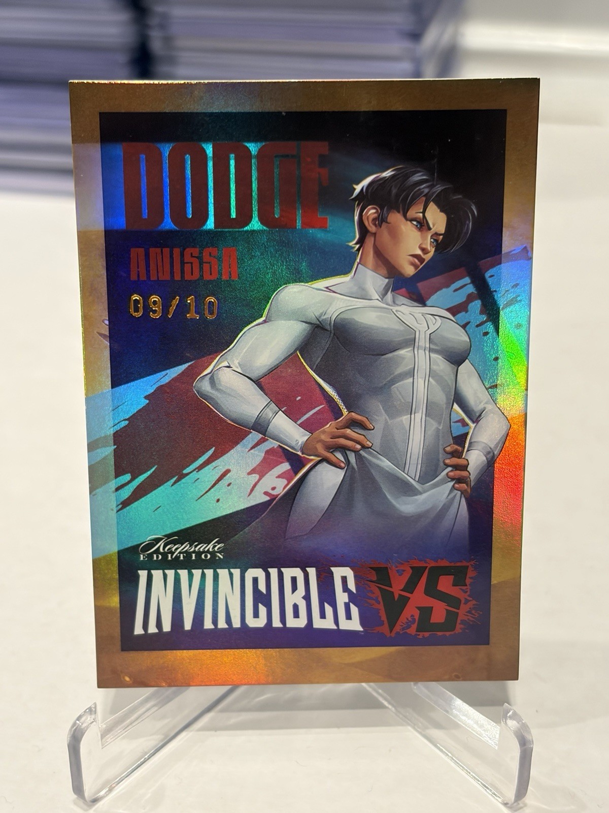 2026 Keepsake Invincible VS Anissa Dodge GOLD HOLO /10 SSP #140