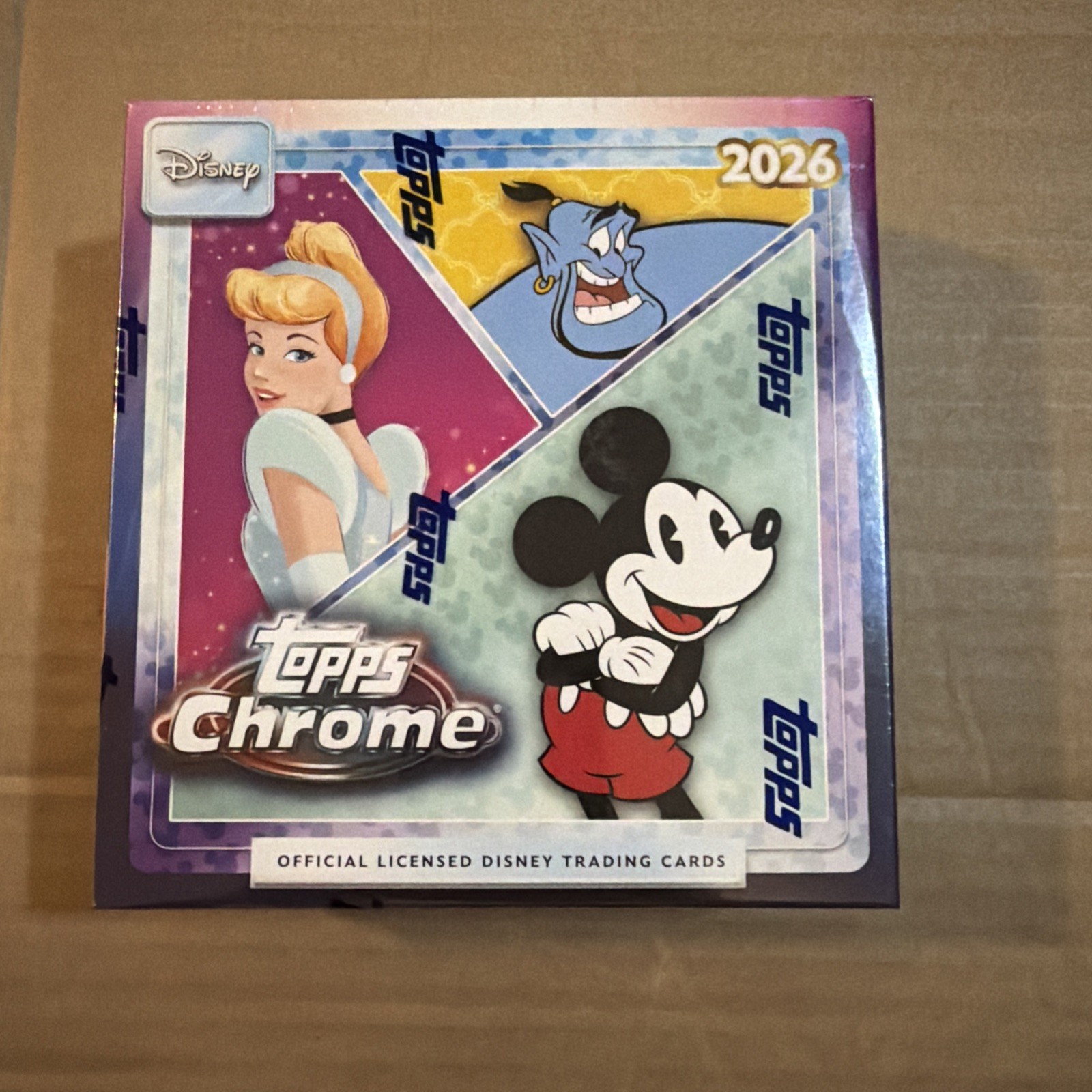 Topps 2026 Topps Chrome Mega Disney Factory Sealed Box In Hand