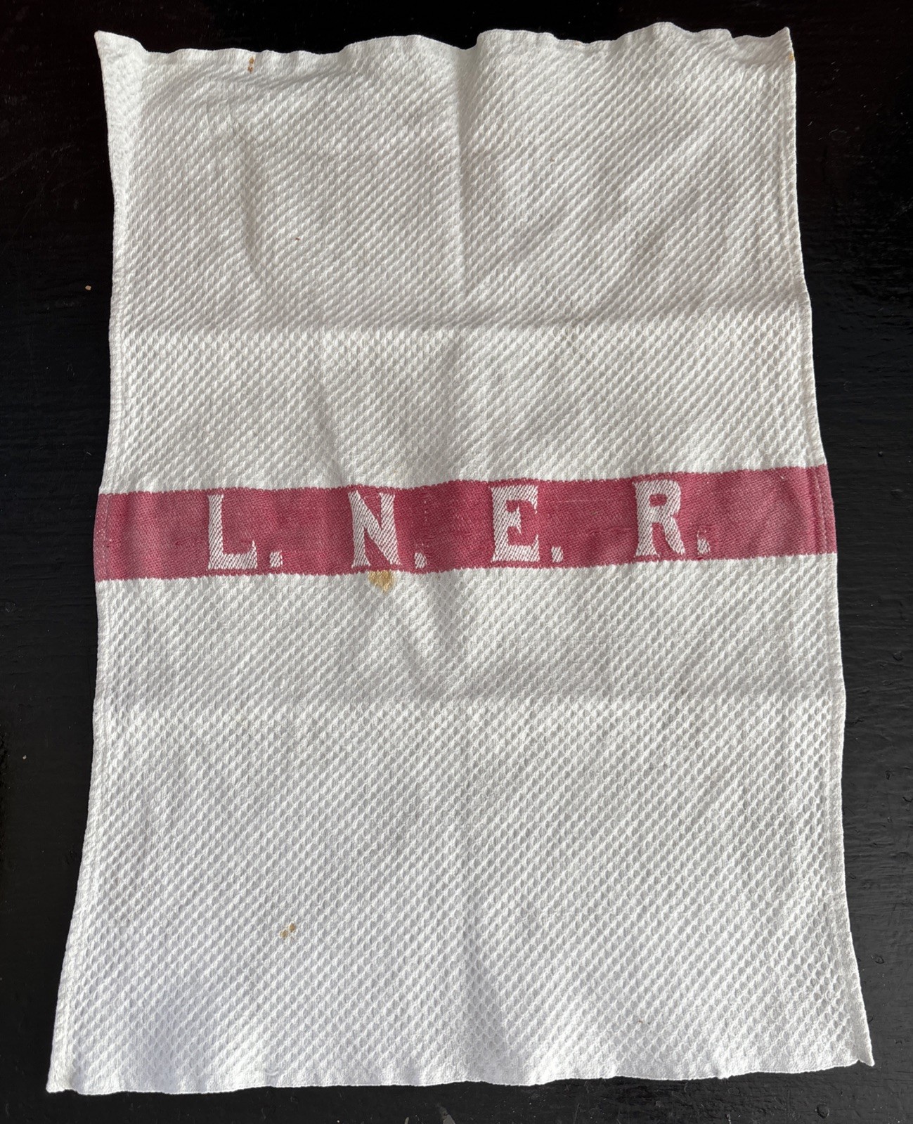 Rare Vintage LNER Railway Tea Towel Collectible Railwayana Rare Vintage LNER Railway Tea Towel Collectible Railwayana