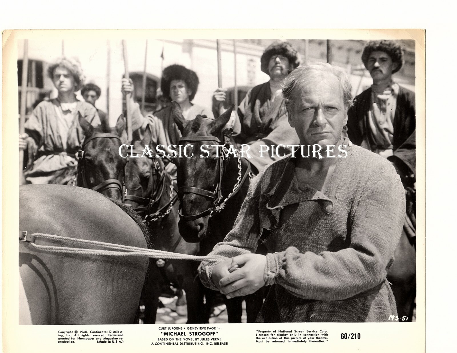 B362 Curd Jurgens Paul Demange Michael Strogoff 1956 lot of 3 vintage photos 