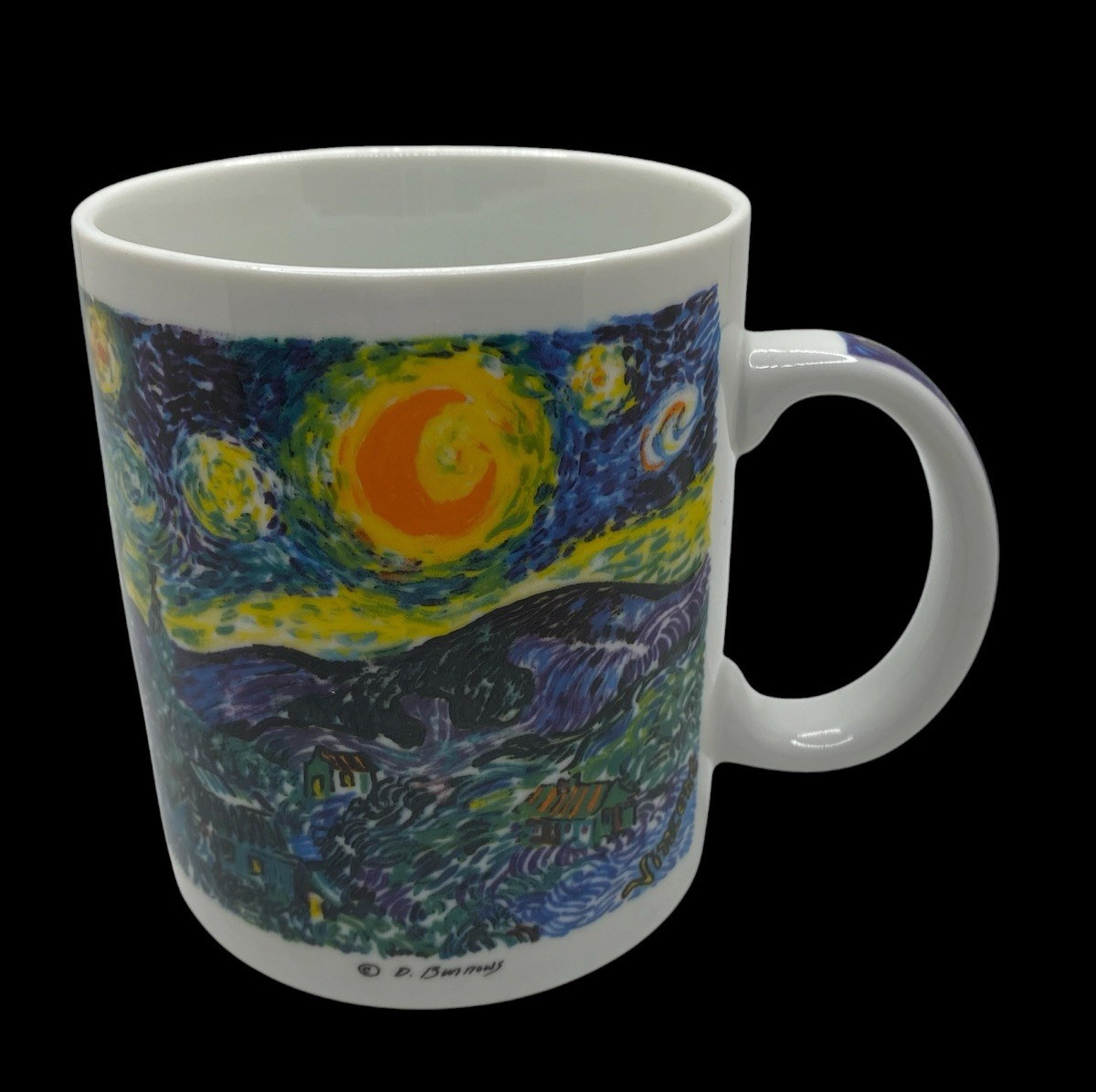Chaleur Masters Collection Burrows Vincent Van Gogh Starry NIght Coffee Cup Mug Chaleur Masters Collection Burrows Vincent Van Gogh Starry NIght Coffee Cup Mug