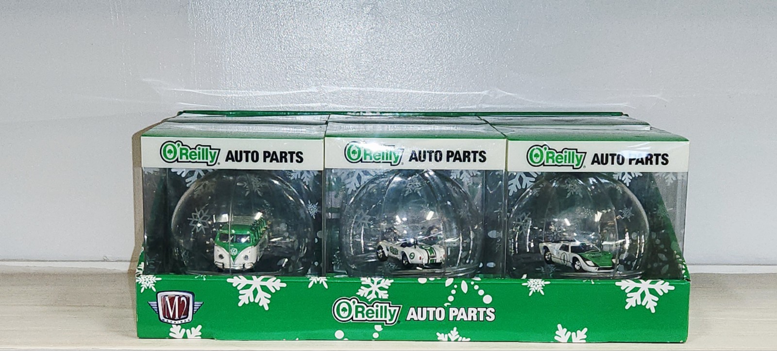 M2 Machines O\'Reilly Exclusive 2025 Christmas Ornaments Set Of 6 W/ Display Box
