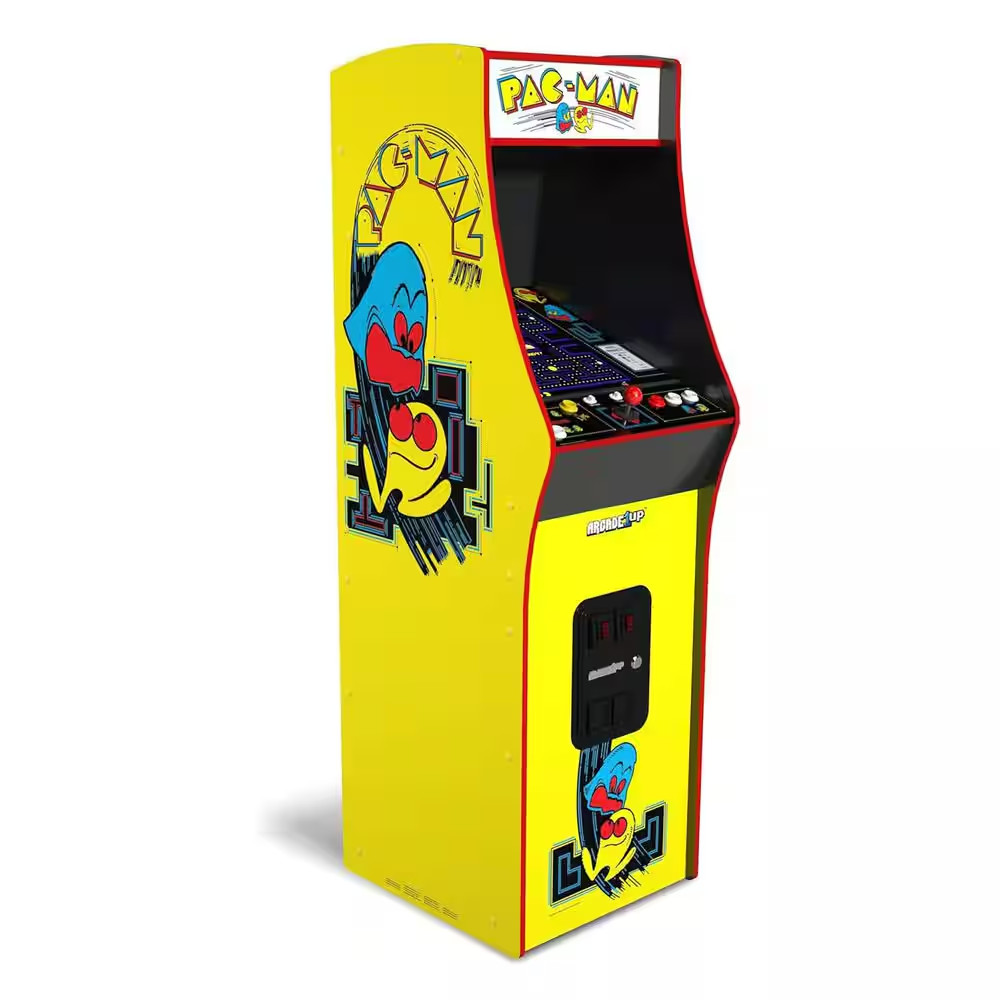 Pac-Man Deluxe Arcade Machine Gaming Cabinet with 14 Classic Games