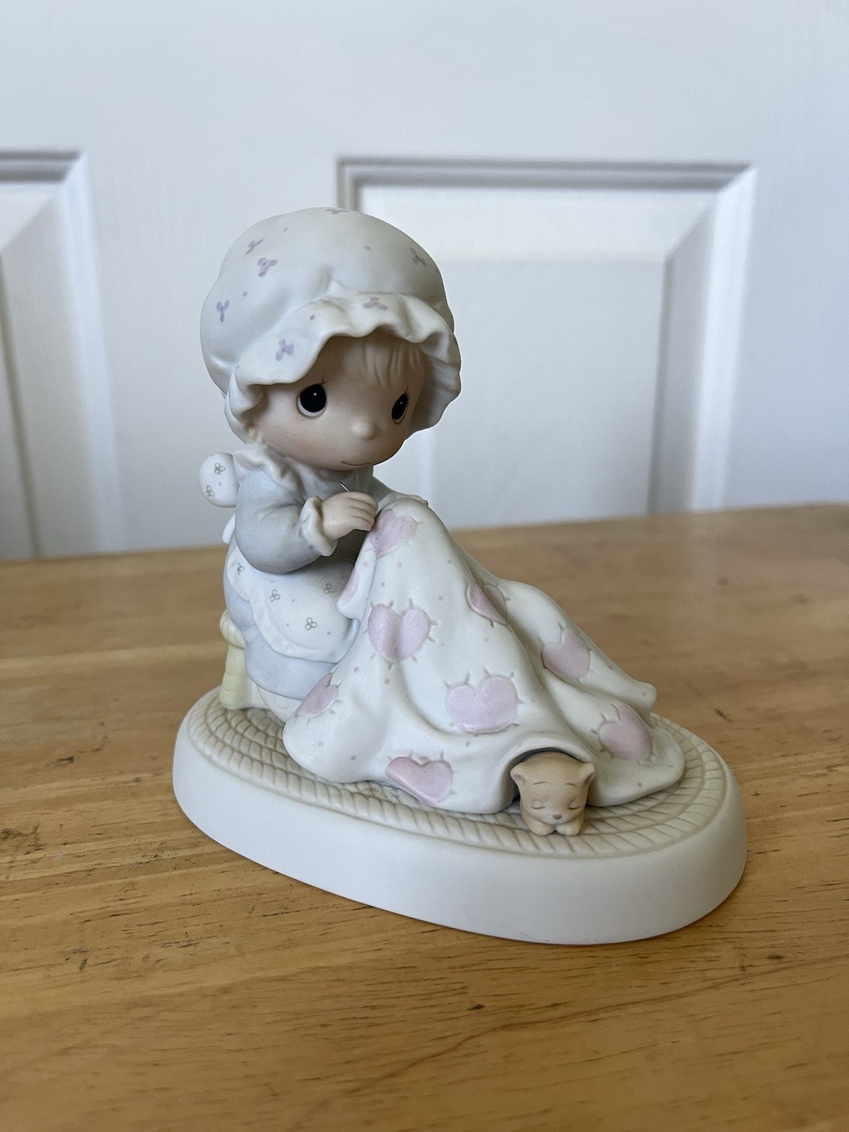 Precious Moments “Love Covers All” 1984 Figurine #12009 - Vintage Enesco