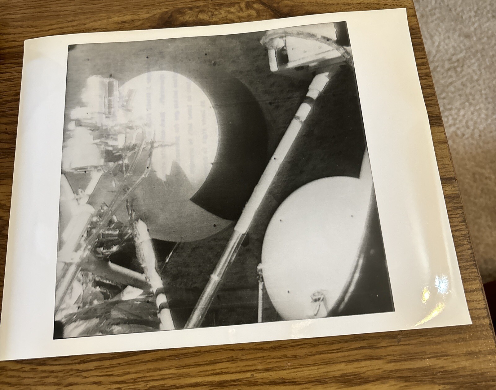 Office of Public Information NASA Moon Photo 1966 Surveyor I-11