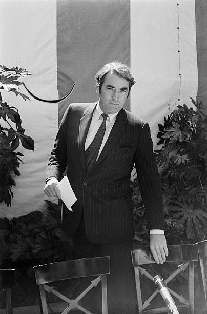 Gregory Peck preparing for an interview circa 1970 New York Historic Old Photo