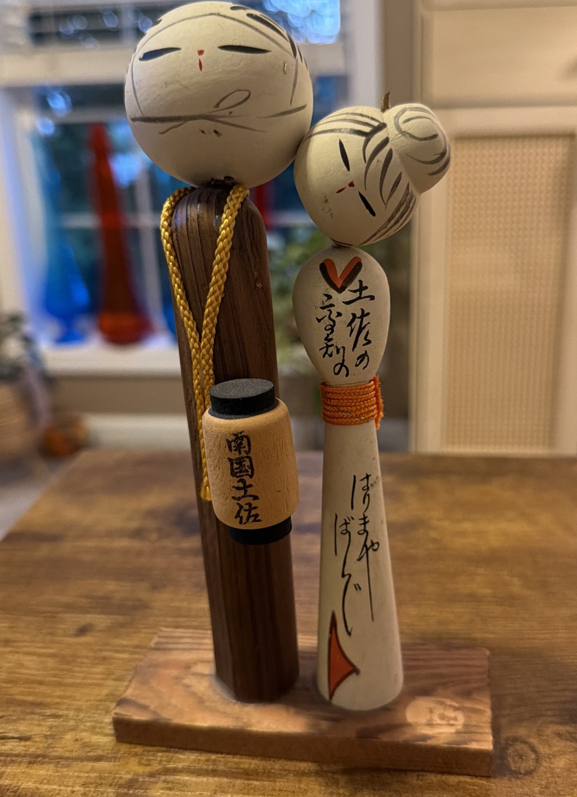 19cm Vintage Japanese Creative KOKESHI Doll – Hand-Painted Folk Art KOD499
