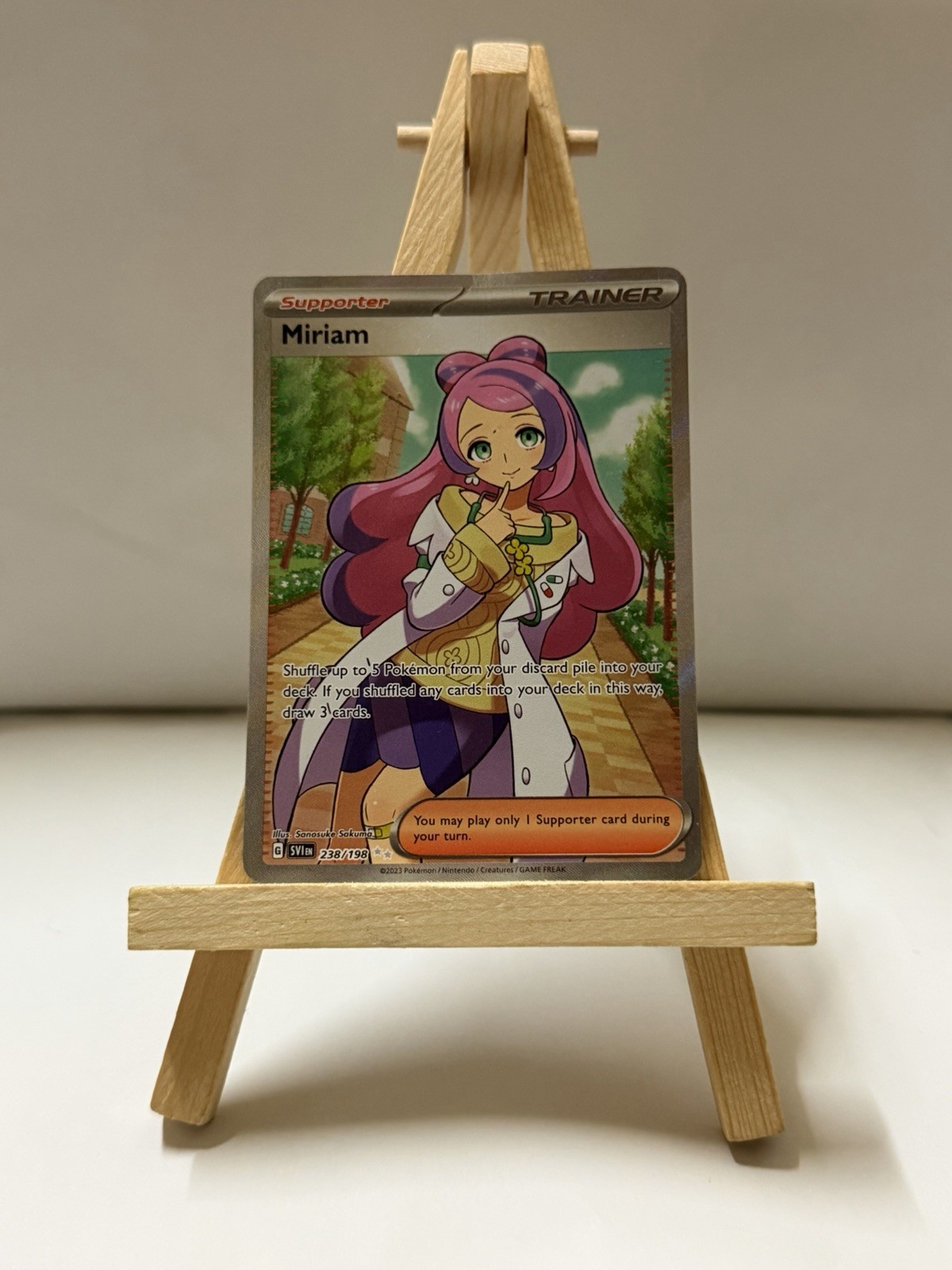 Miriam 238/198 Ultra Rare Full Art Scarlet & Violet Pokémon TCG