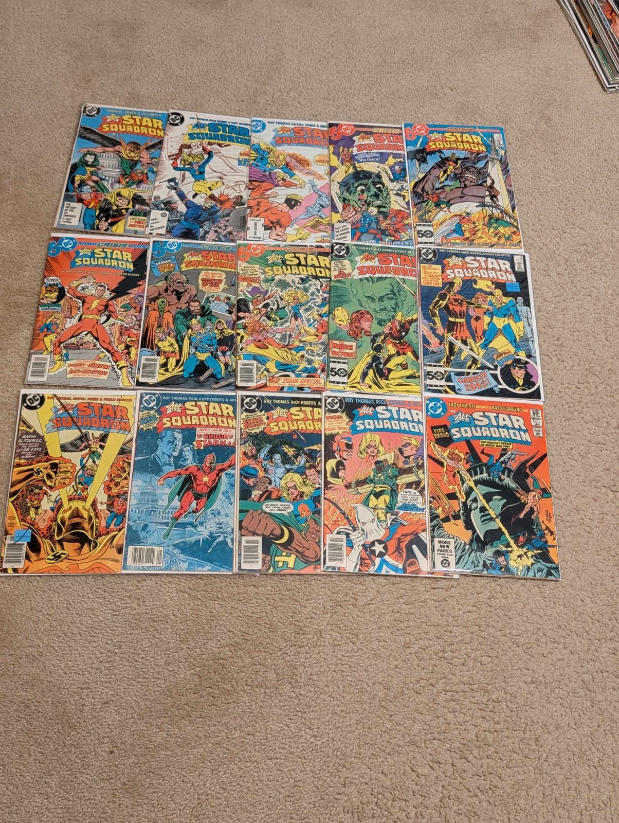 Vintage All-Star Squadron (DC Comics) 15 Issue Lot Vintage All-Star Squadron (DC Comics) 15 Issue Lot