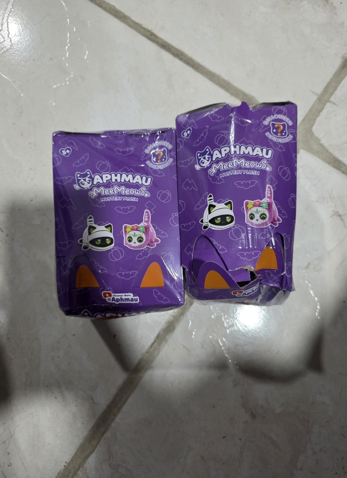 Aphmau MeeMeows Mystery Plush Blind Packs Halloween Limited Edition (2) Age 5+