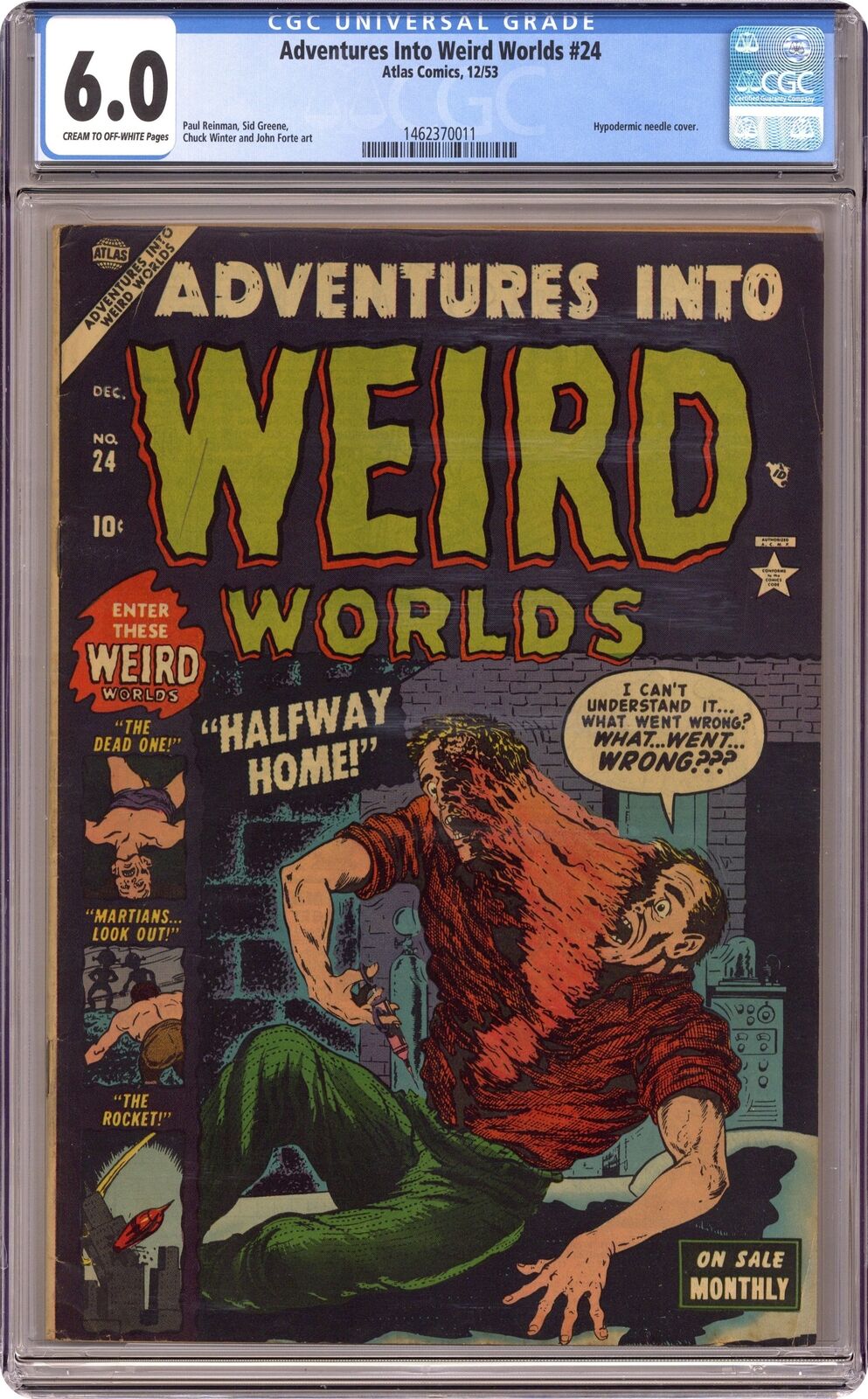 Adventures into Weird Worlds #24 CGC 6.0 1953 1462370011