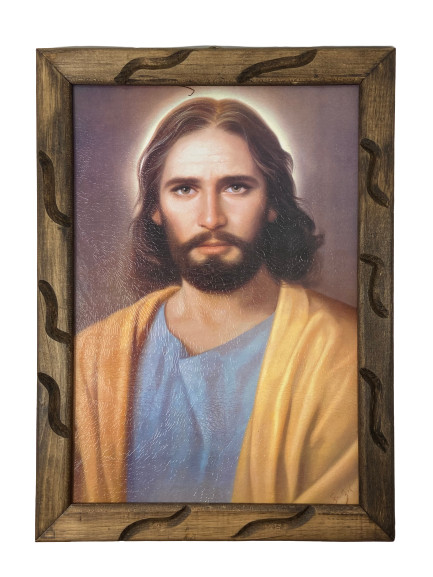 JESÚS EL MAESTRO CUADRO RUSTICO 13”X18”, NEW JESÚS EL MAESTRO CUADRO RUSTICO 13”X18”, NEW