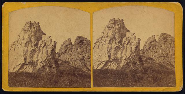 The Main Ridge in Pleasant Park, between Denver and Colorado City Old Photo