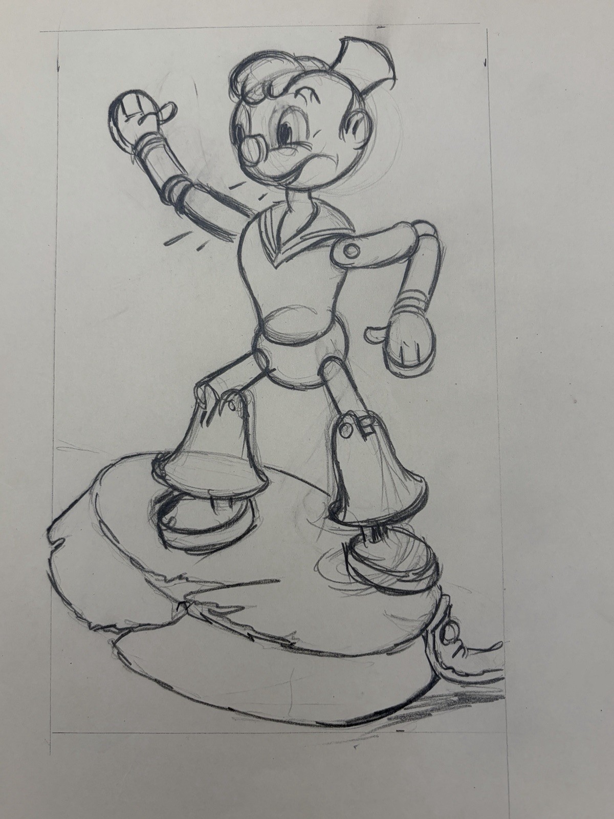 Broken Toys Publicity Drawing Manuel Gonzales Silly Symphony Walt Disney C. 1935