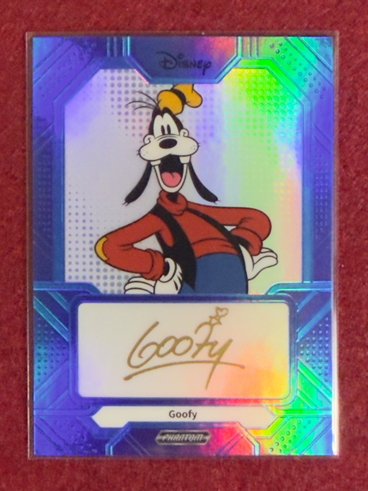 2025 Kakawow Phantom Disney Goofy Signature Blue /175 PD-SBU-05