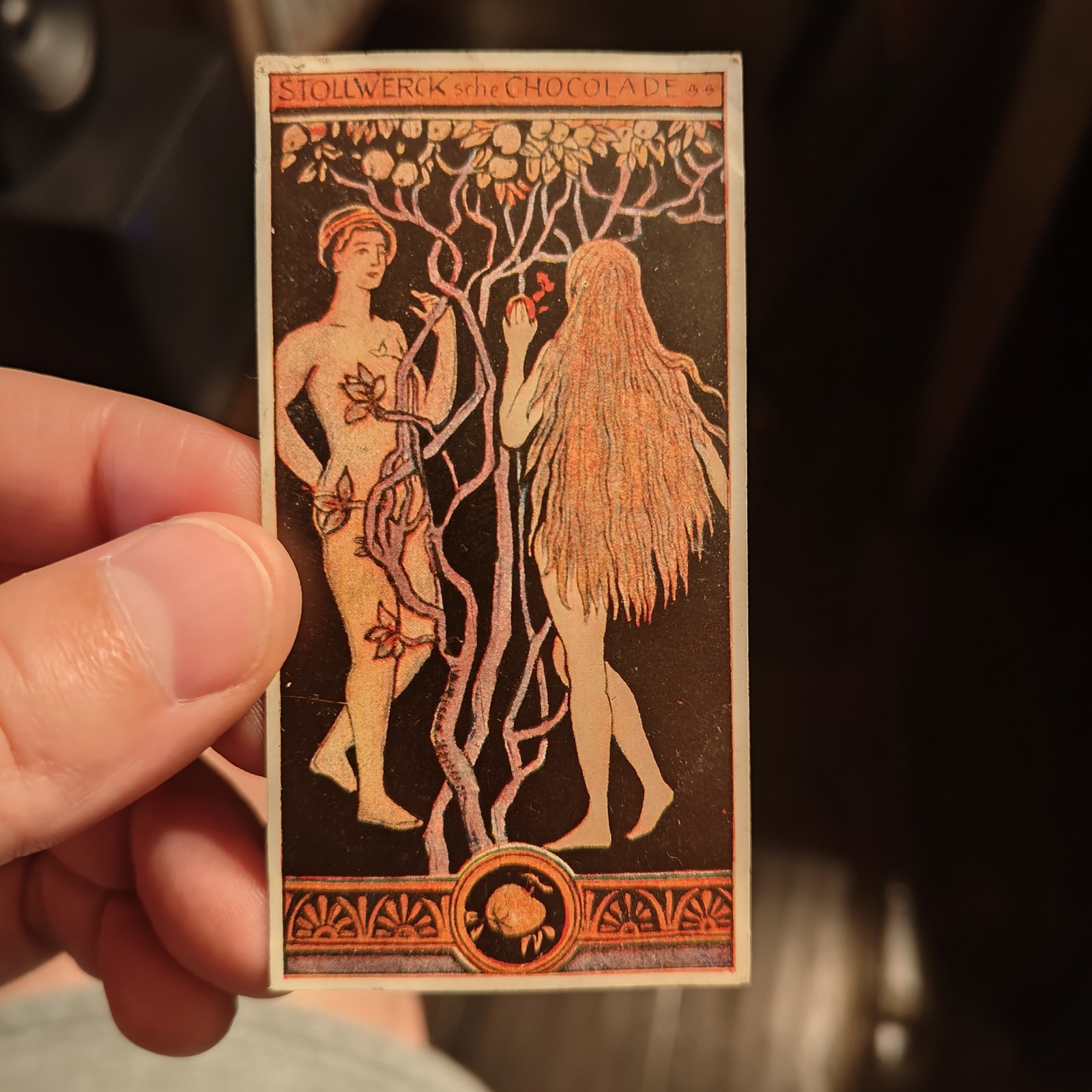 1899 Stollwerck Adam & Eve \