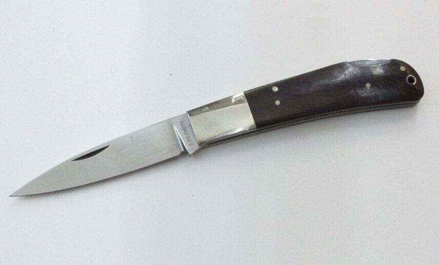 Yasuhiro Fujimoto Custom Knife Horn Ironwood Japan made