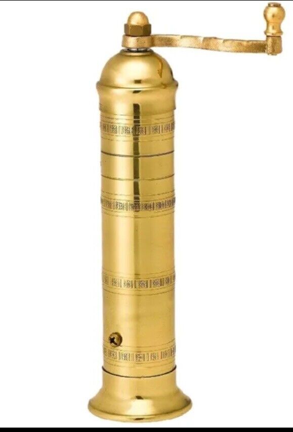 ATLAS PEPPER MILL IMPORTS BRASS #104 9” NEW SEALED