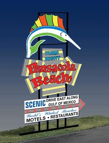O/Ho Pensacola Florida Sign