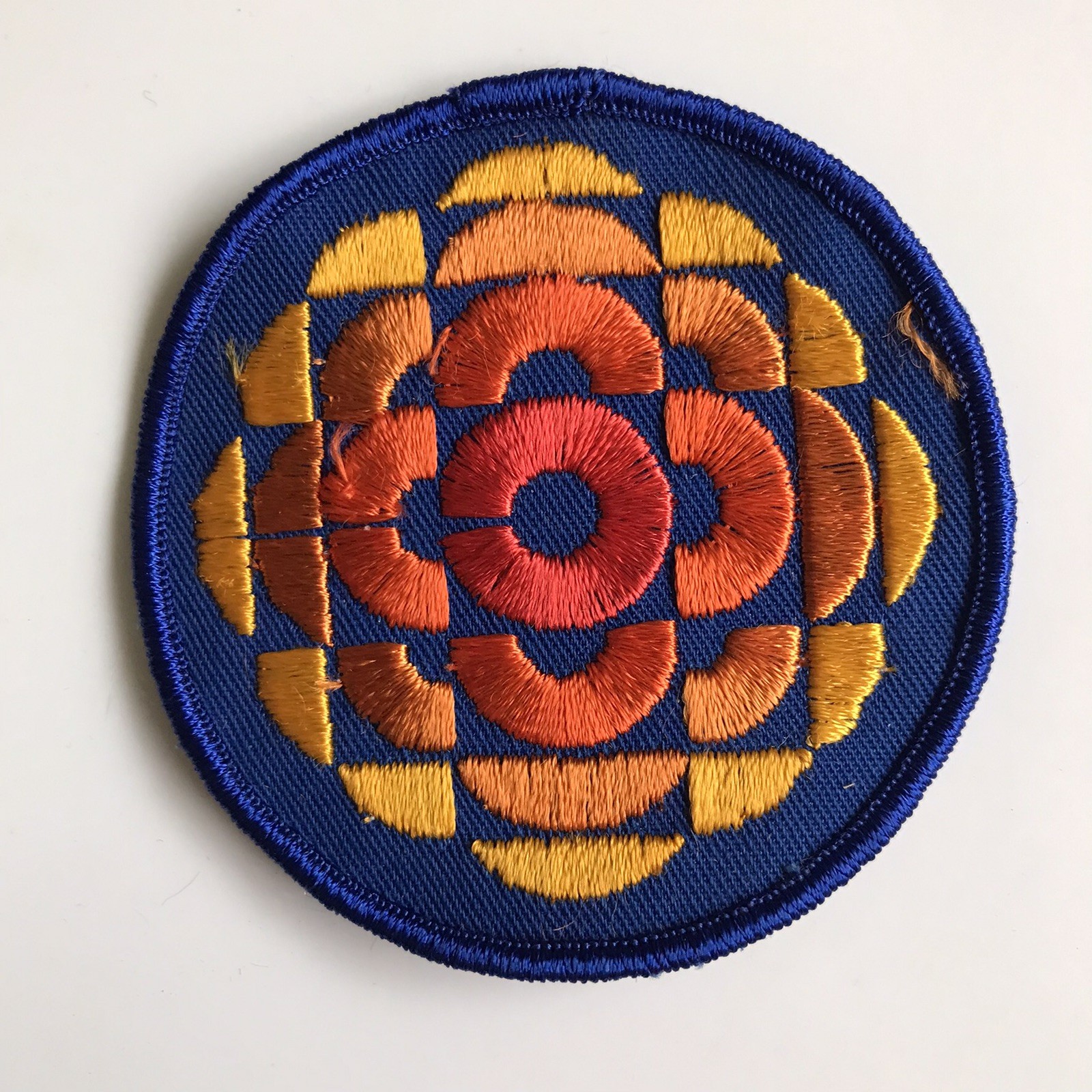 Vintage Canadian Broadcasting Logo Patch Made In Canada Never Used