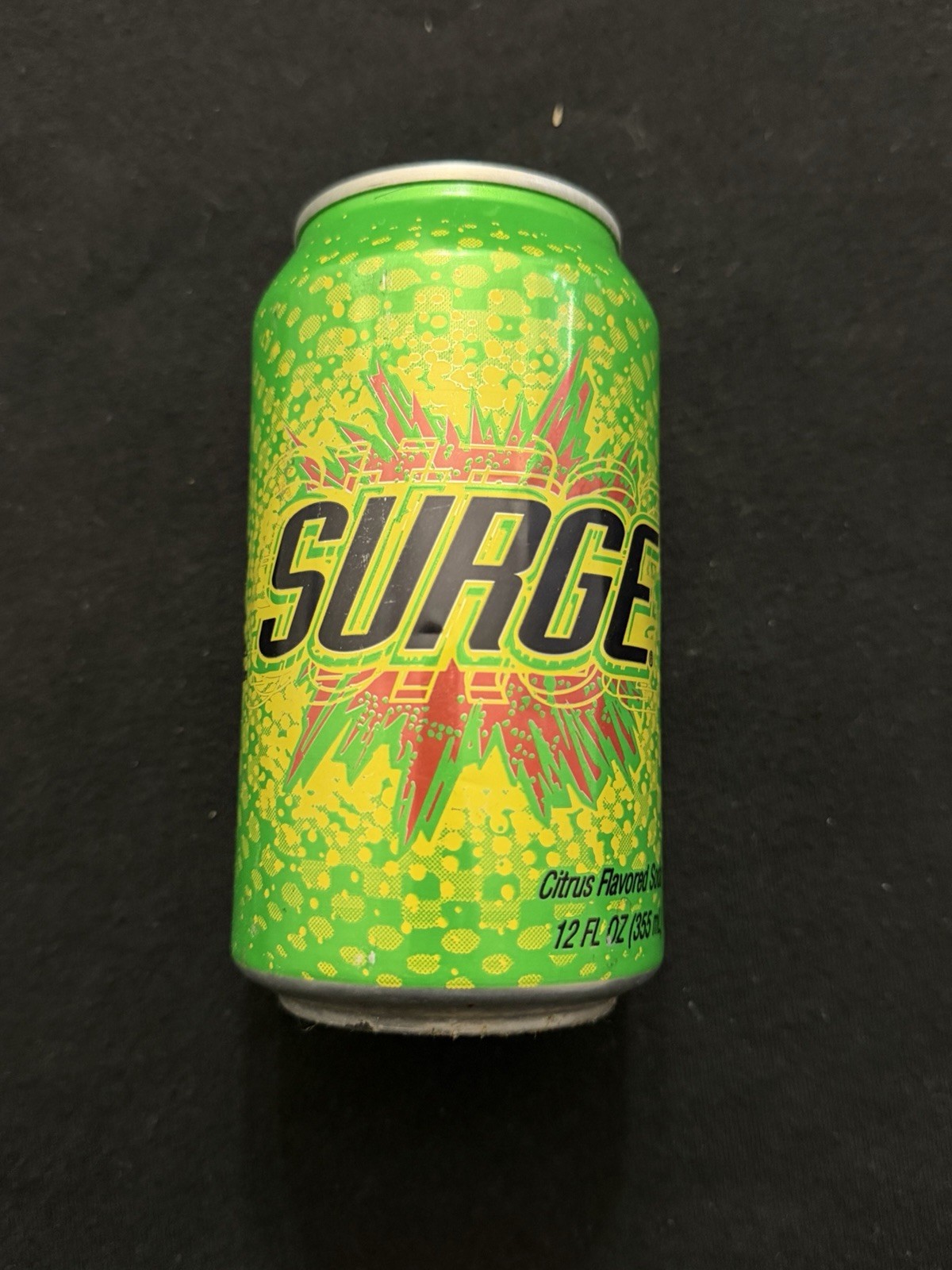 UNOPENED 1999 SURGE SODA CAN EMPTY
