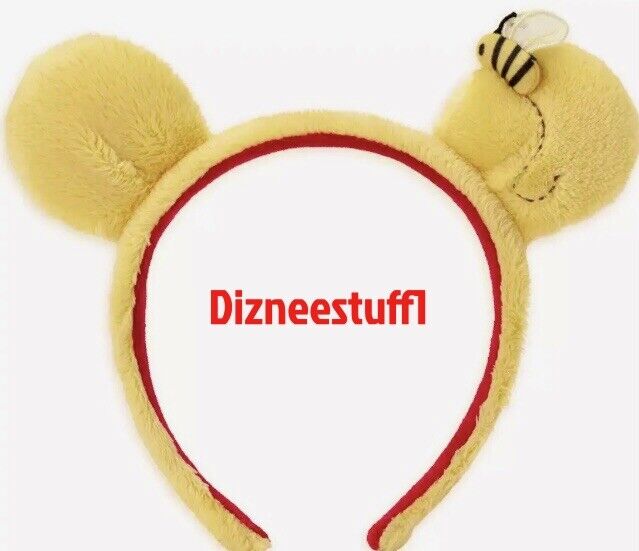 Disney Epcot Winnie the Pooh Headband Ears My Favorite Day Bumble Bee NEW