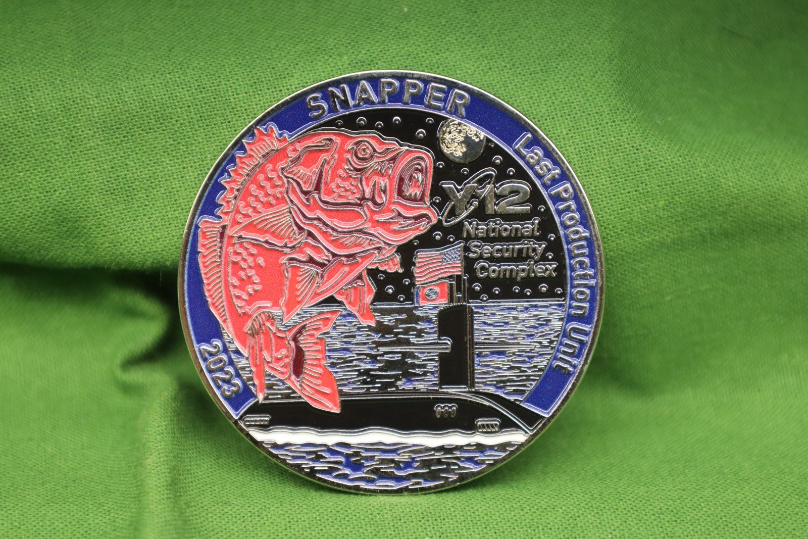 Y-12 National Security Complex 2023 Snapper Test Production Challenge Coin 2\