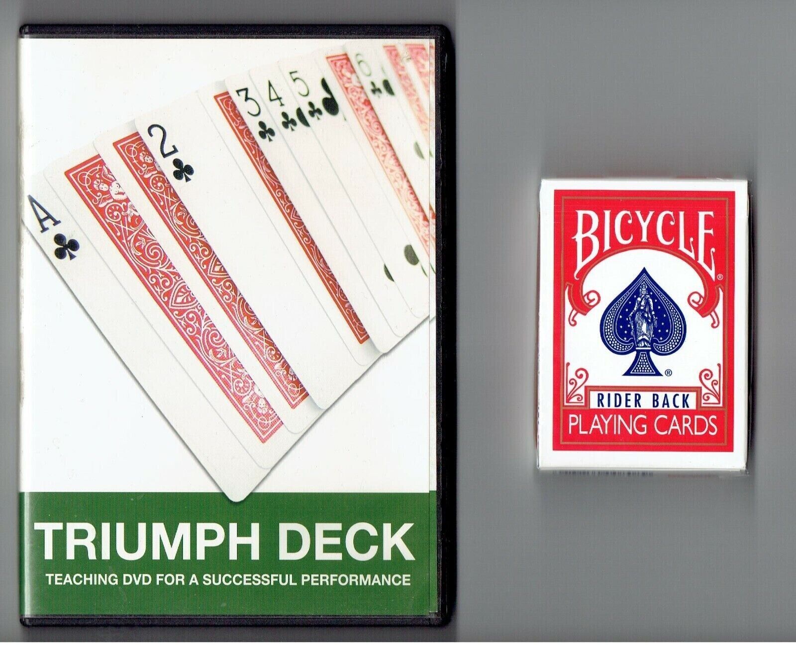 Triumph Deck with Instructional DVD - New - Card Tricks by Magic Makers