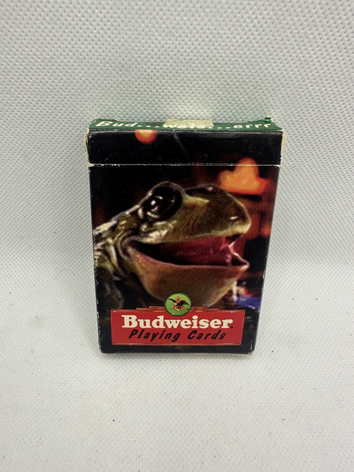 Vintage Anheuser Busch Budweiser Frog Playing Cards 1996 Used