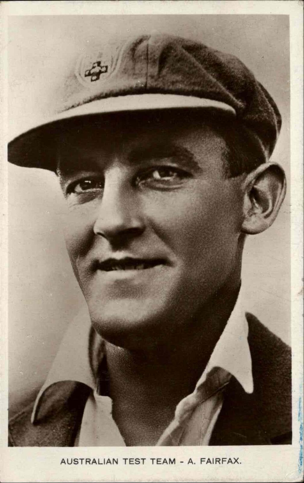 Australia Alan Geoffrey Fairfax Cricket Sports c1930s Real Photo Postcard