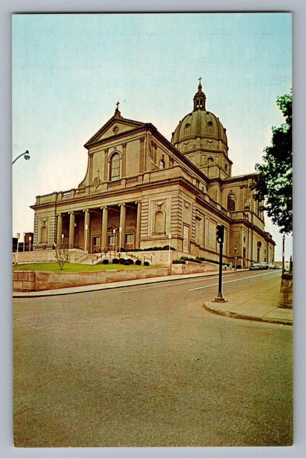 Altoona Pennsylvania PA Cathedral Of The Blessed Sacrament View Postcard 1950s