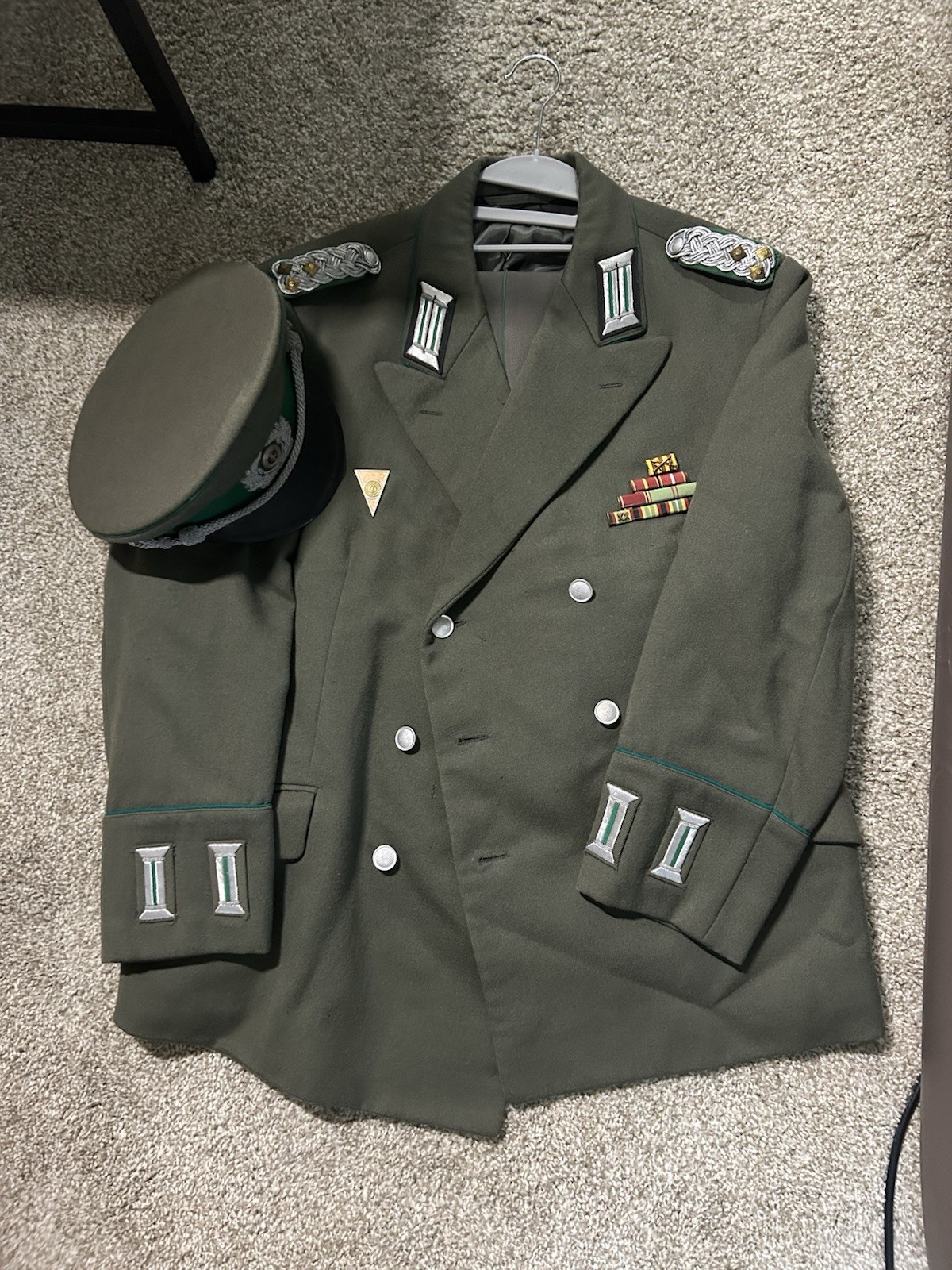 East Germany DDR NVA 1960s Full bullion Officer dress uniform boarder guard 