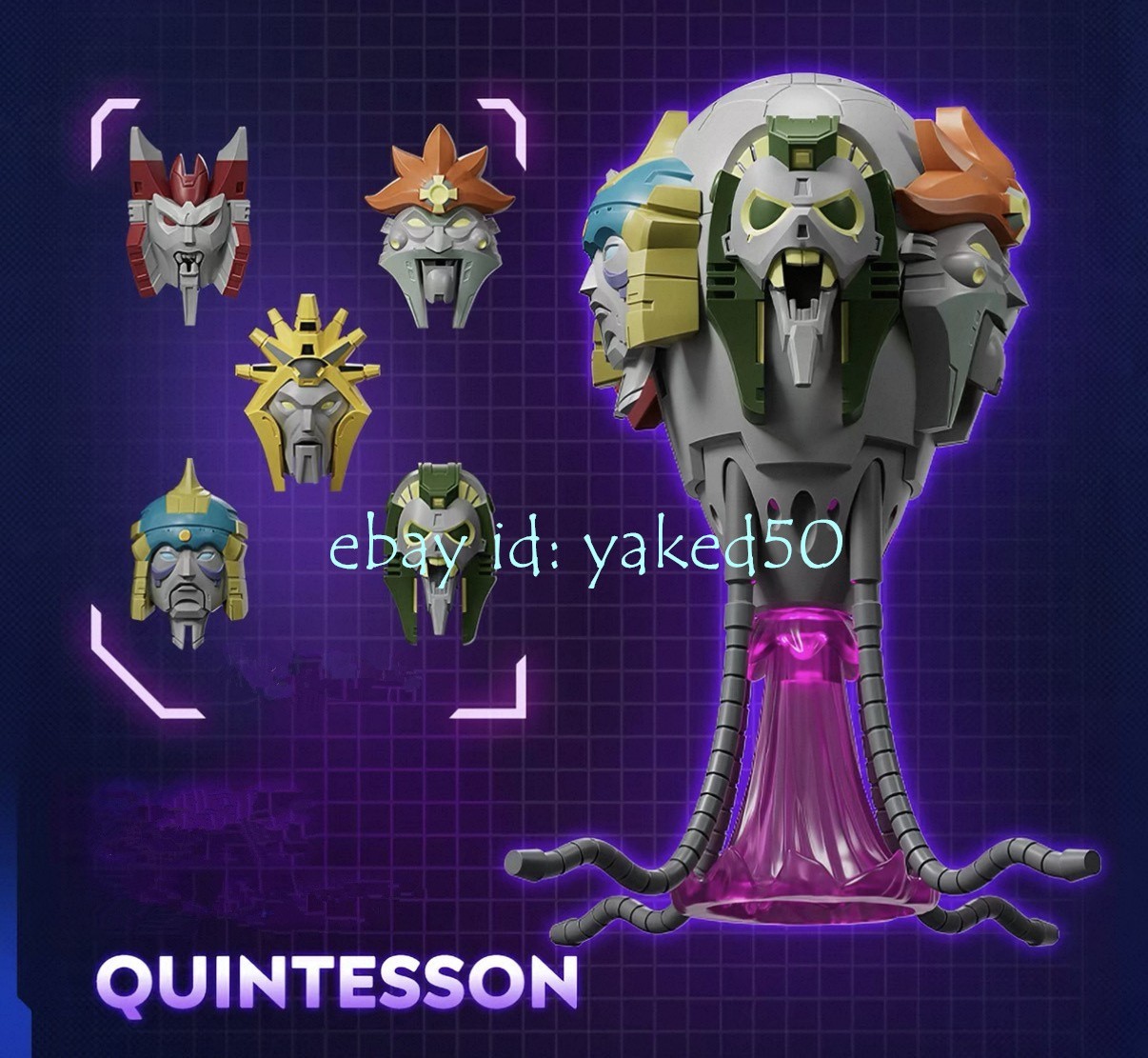 Quintesson Luminous Version Transformers Model Figure Blokees Toy -fgv5 Quintesson Luminous Version Transformers Model Figure Blokees Toy -fgv5