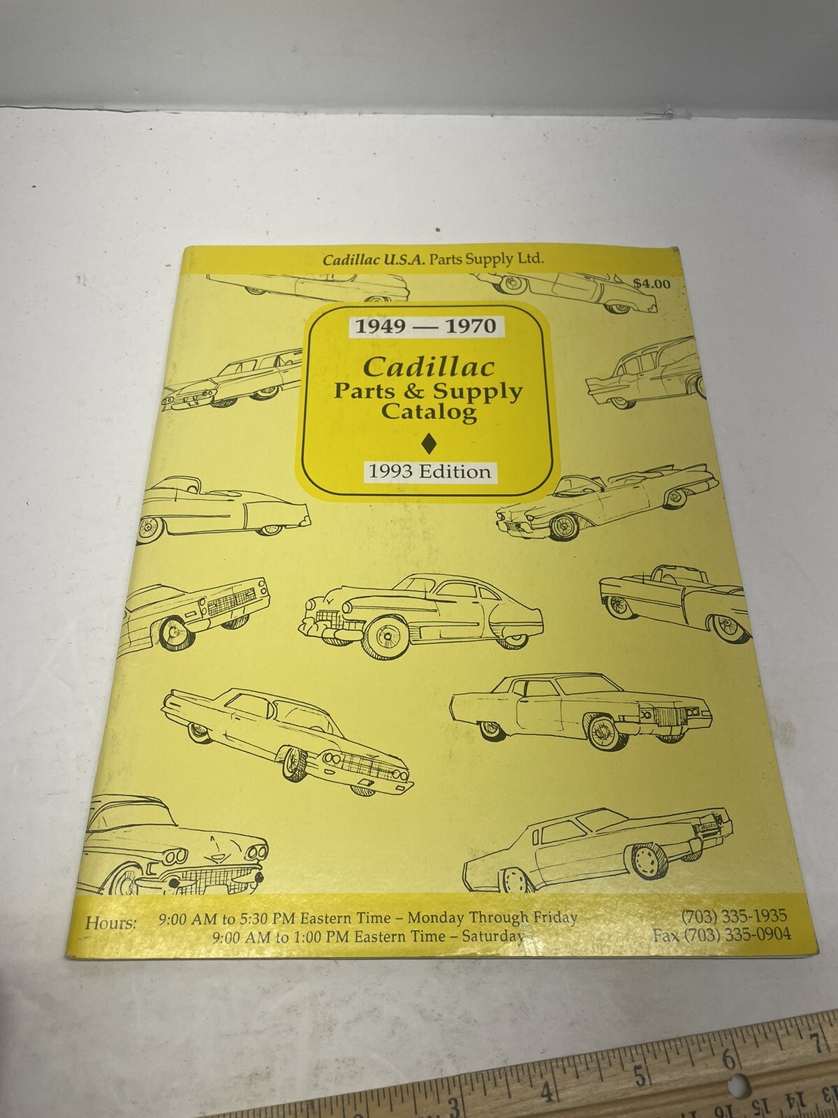 Vintage 1968-1974 Cadillac Parts & Supply Catalog 1993 Edition