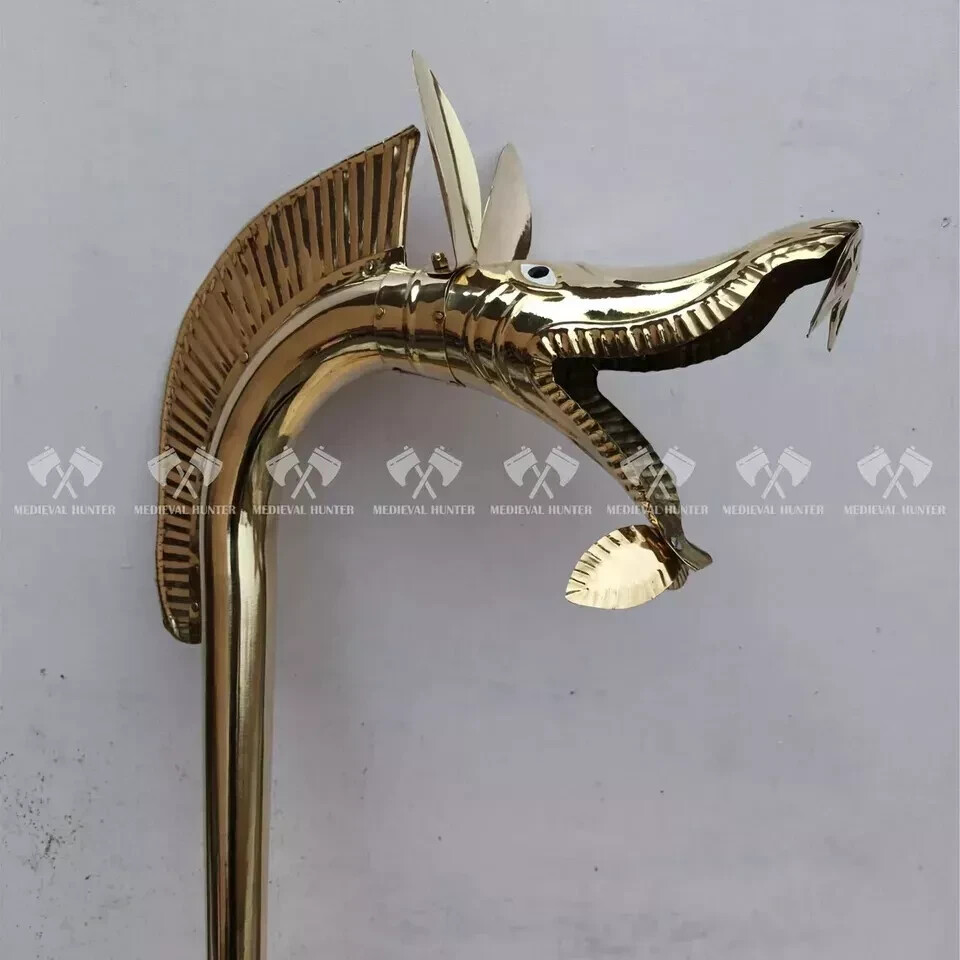 Tintignac Carnyx Brass Medieval Celtic Deskford Fully Playable 18 Gauge Brass