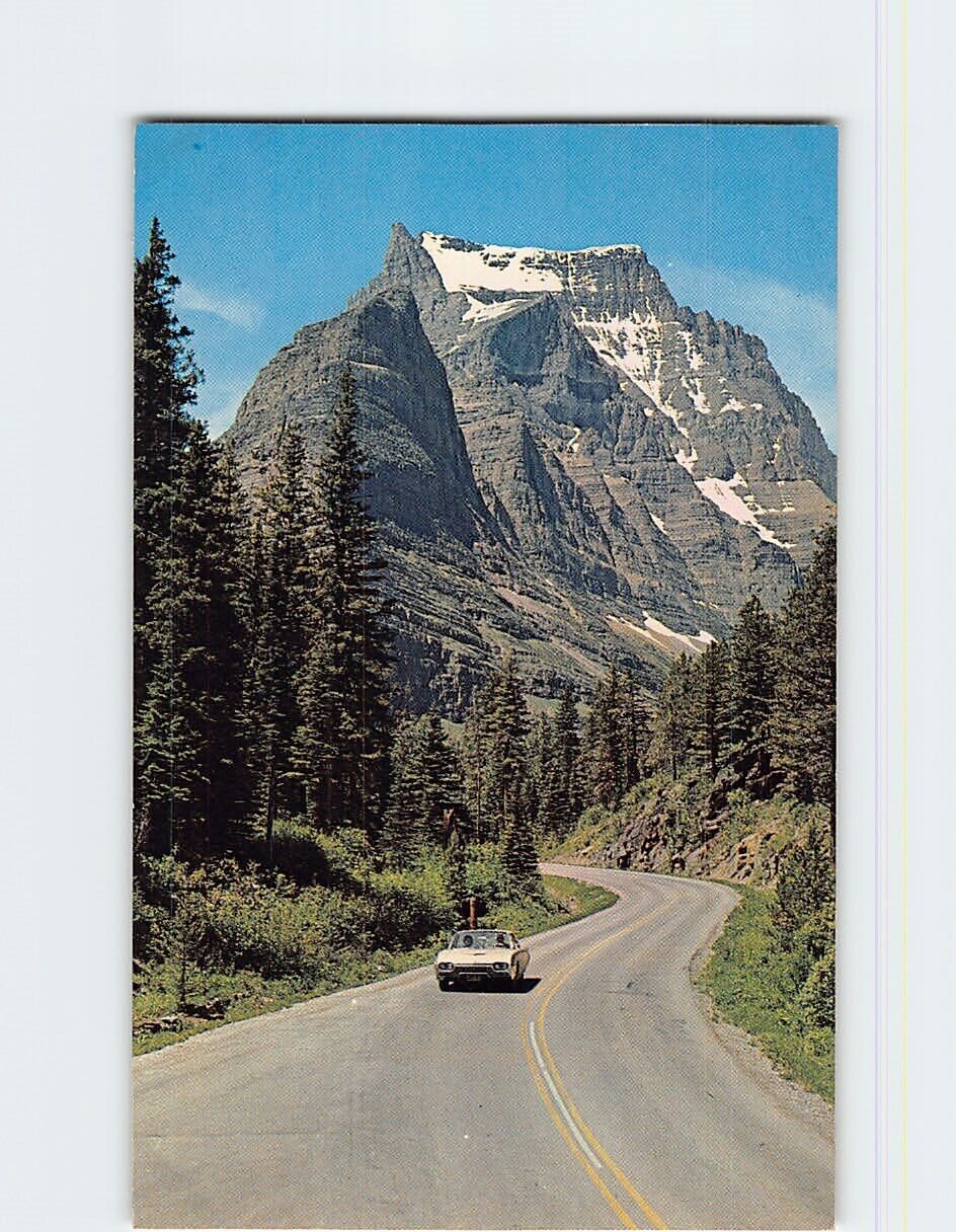 Postcard Going to the Sun Mountain Glacier National Park Montana USA