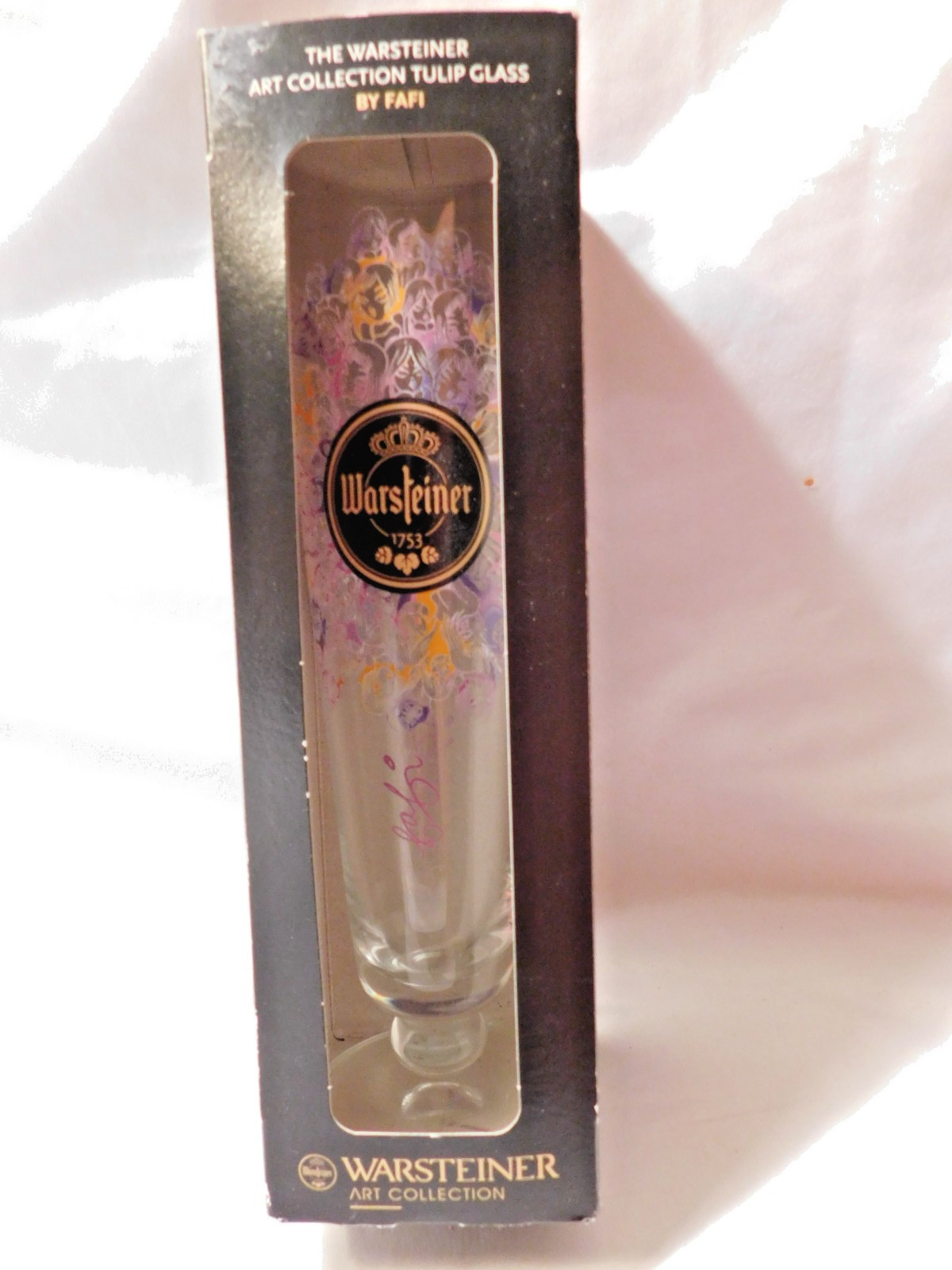 The Warsteiner Art Collection Tulip Glass Design By Fafi