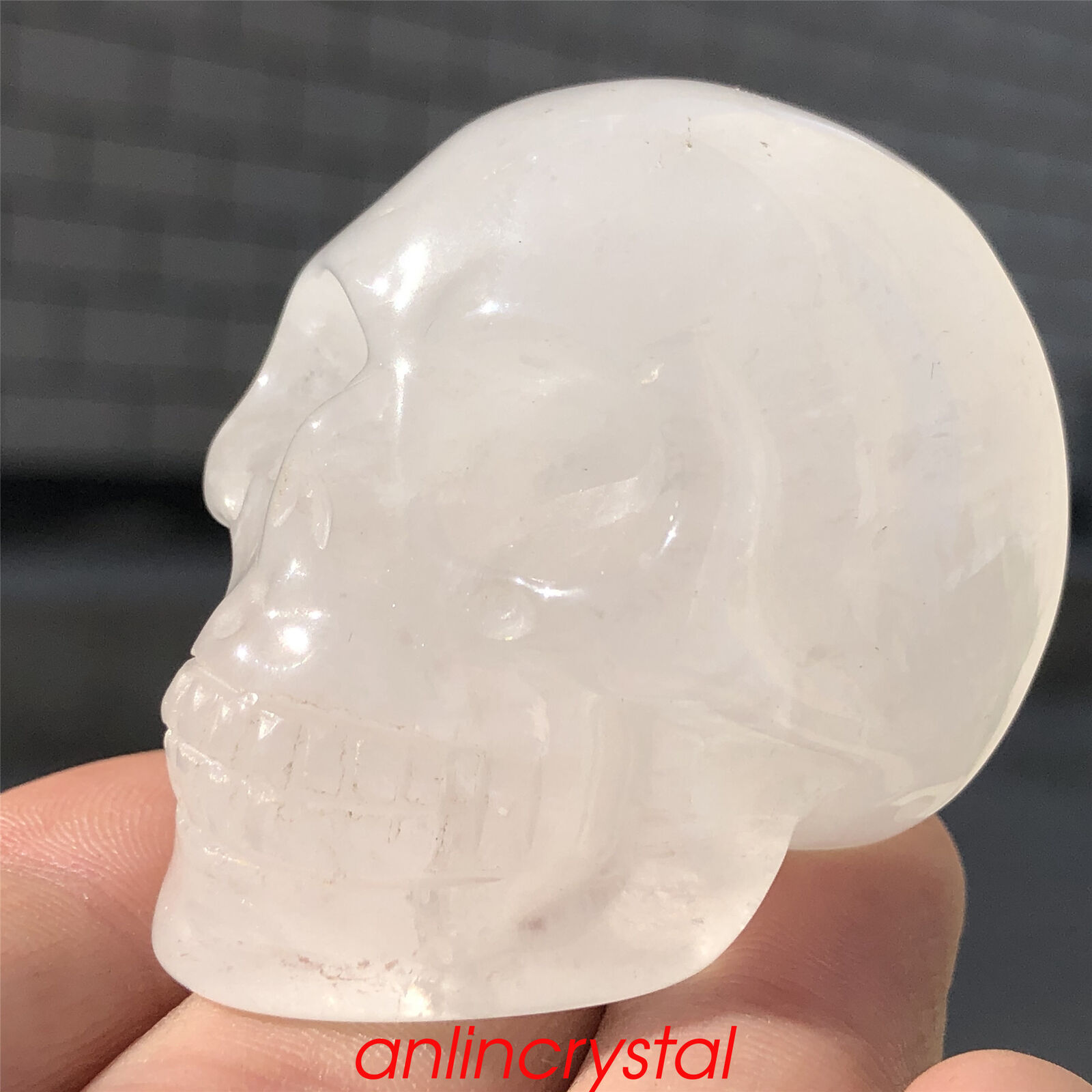 Top wholesale Natural skull quartz crystal skull carved reiki healing 2\'\'