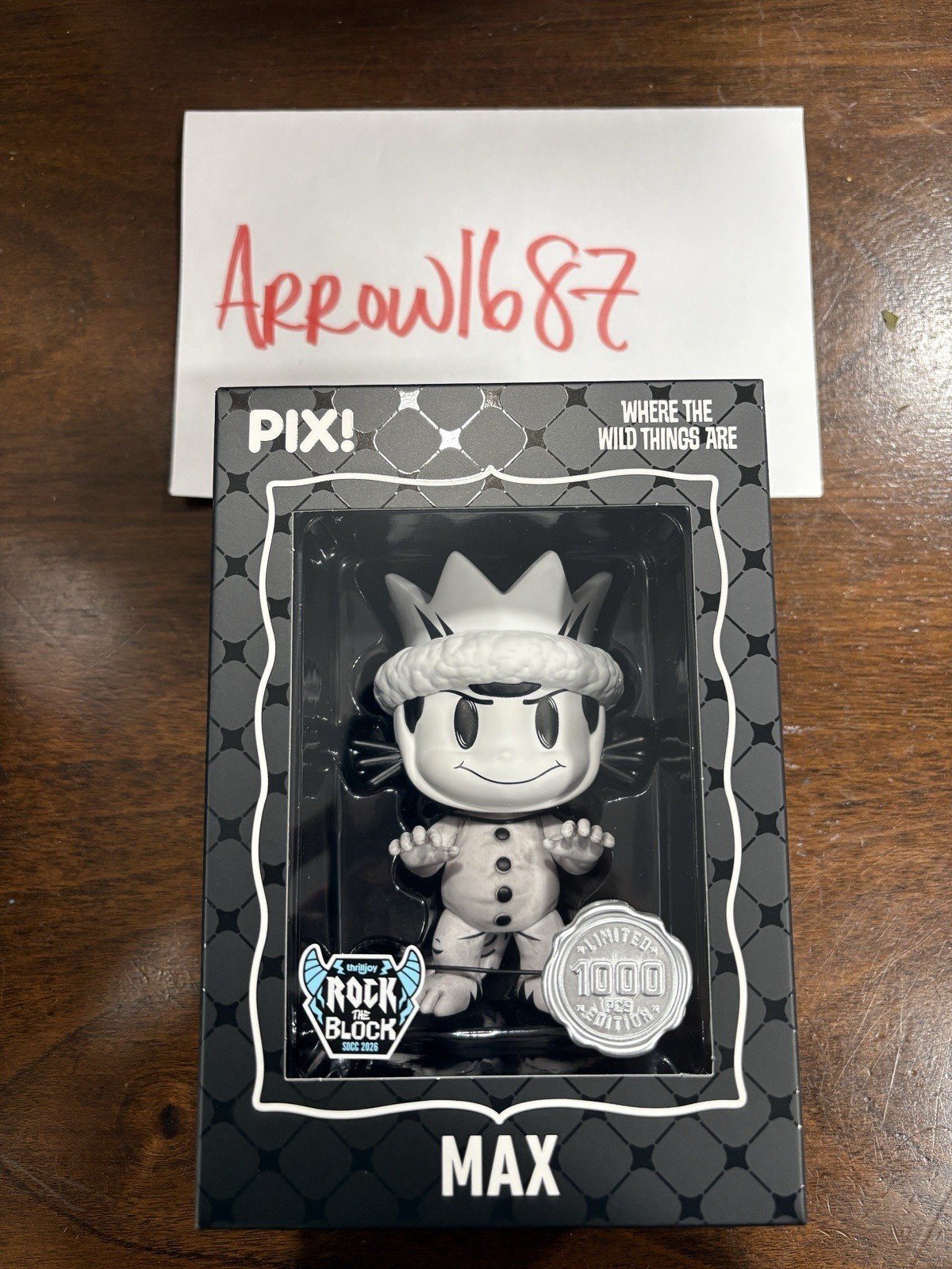 Thrilljoy Rock Block Max Where The Wild Things Are SDCC 2026 Exclusive