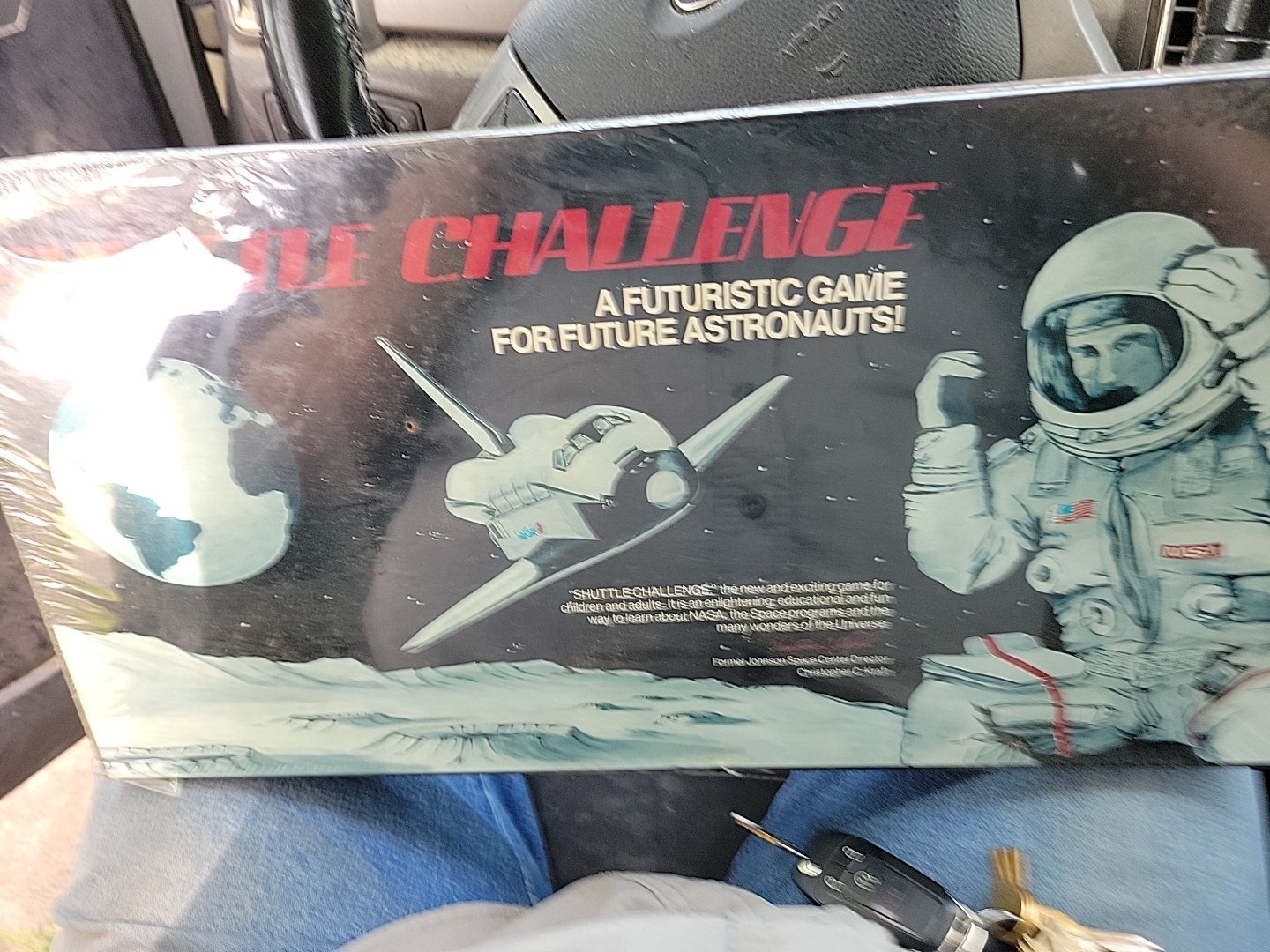 Shuttle Challenge 1980\'s NASA Space Exploration Vintage Board Game Ages 8+ Shuttle Challenge 1980\'s NASA Space Exploration Vintage Board Game Ages 8+