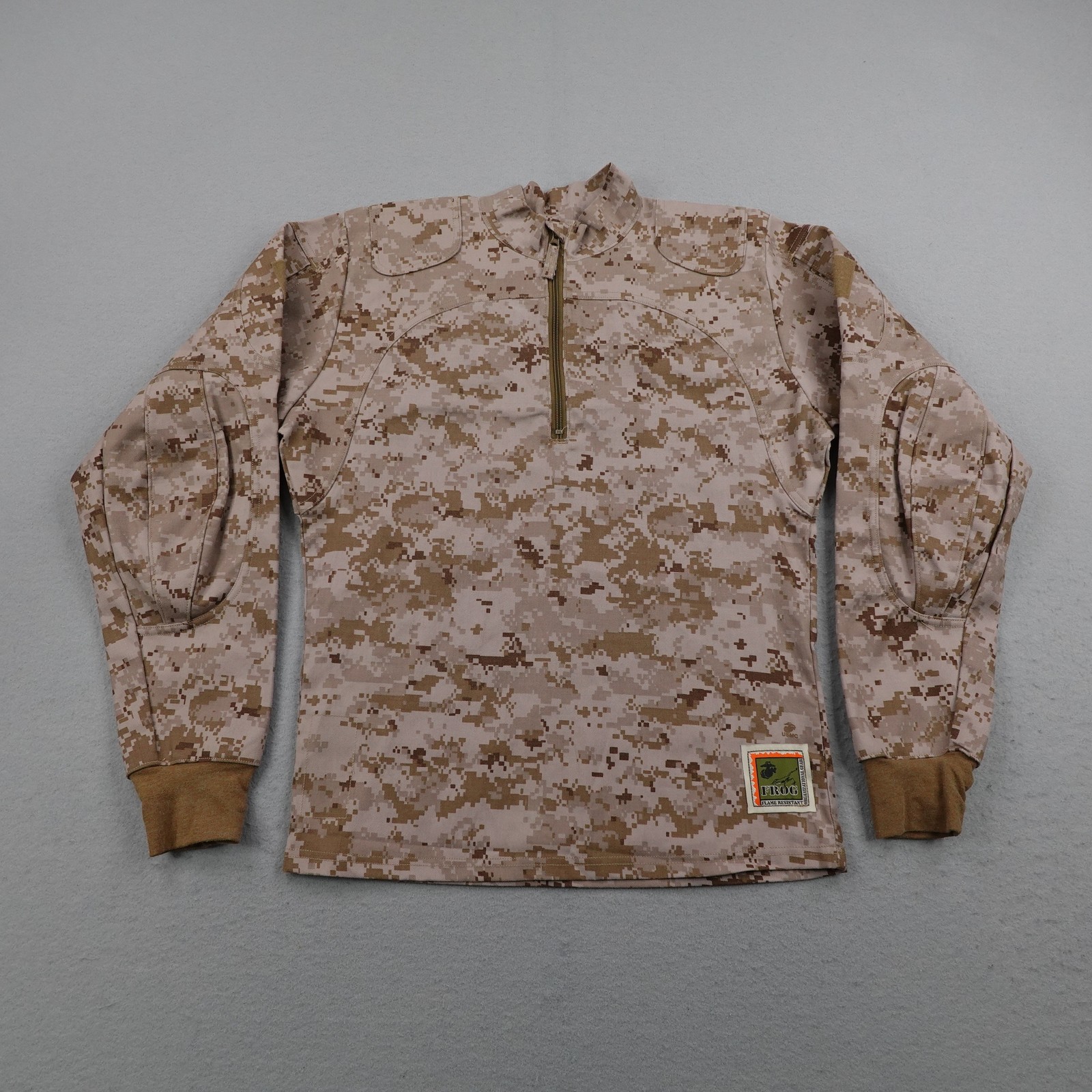 USMC Shirt Medium Dessert Marpat Camo Frog Inclement Weather Combat US Marines