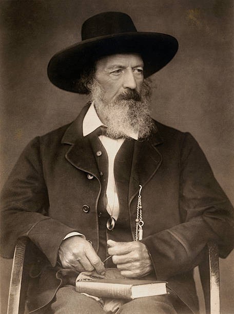Lord Alfred Tennyson was a British poet playwright who was given t- Old Photo 1