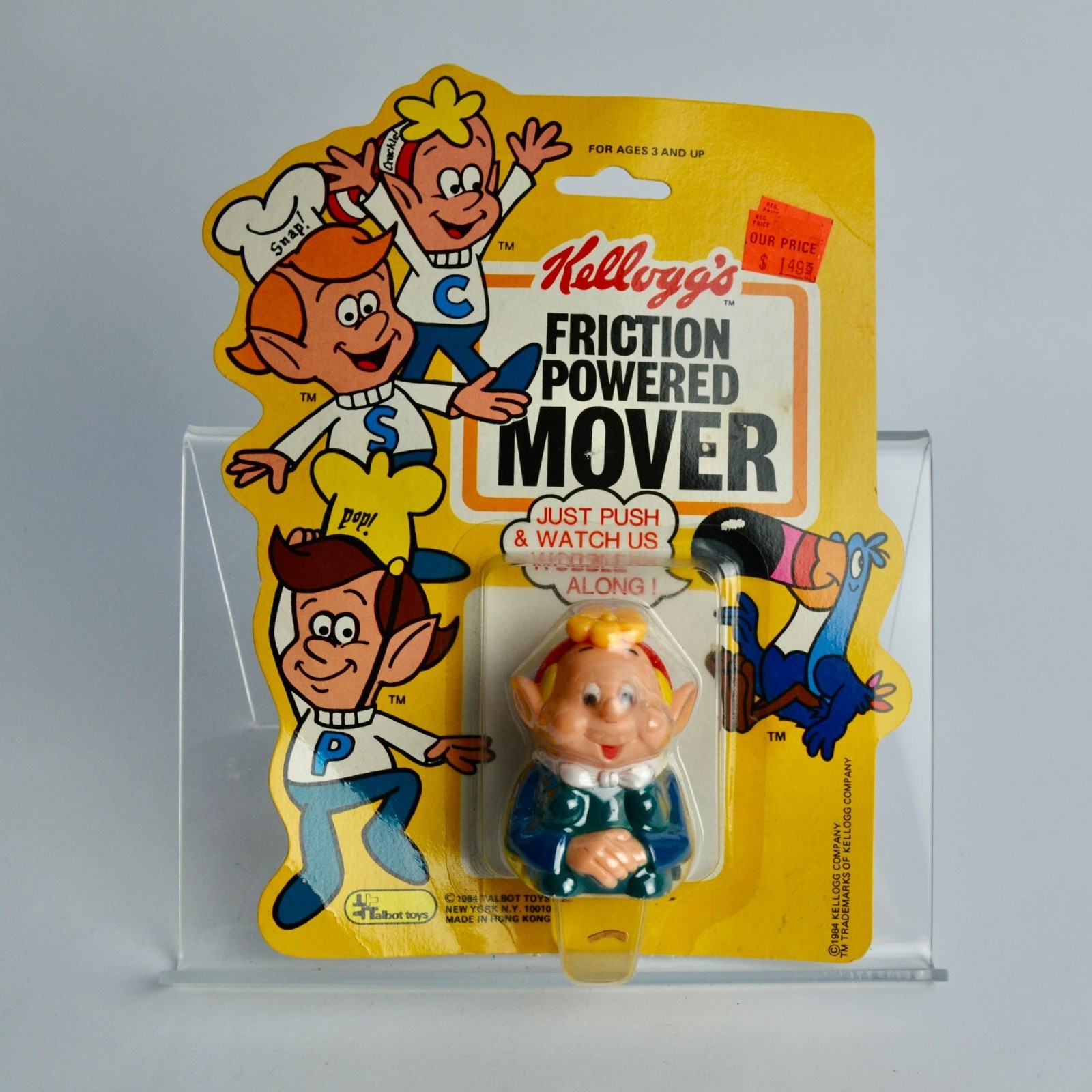 Kellogg\'s Friction Powered Mover Crackle NOS Vintage New