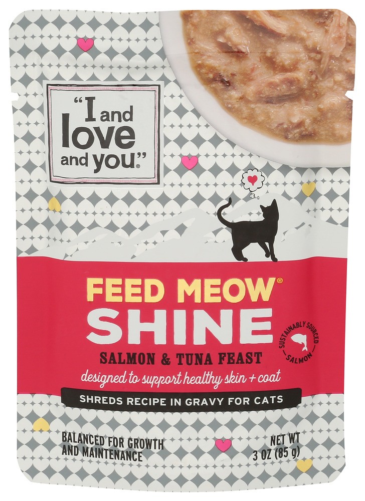 I&Love&You Cat Wet Slmn Tuna Shine 3 Oz Pack Of 12